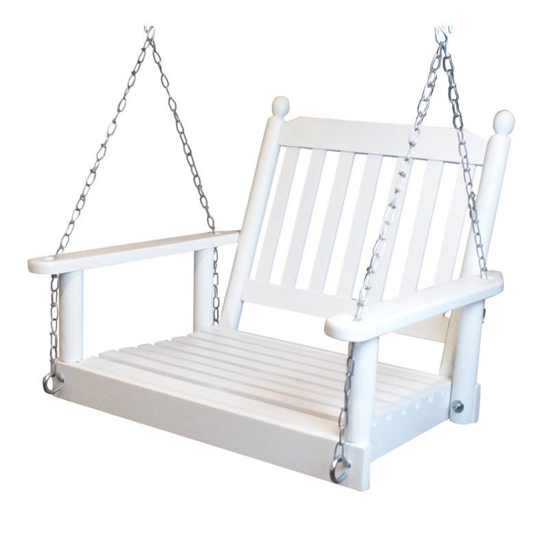 Rosalind Wheeler Woodall Single Person Porch Swing & Reviews Wayfair